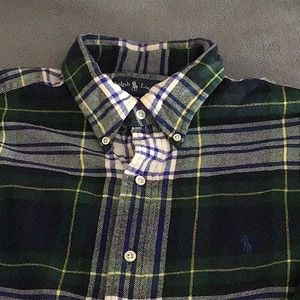 EUC Men’s Ralph Lauren flannel shirt plaid sz XL